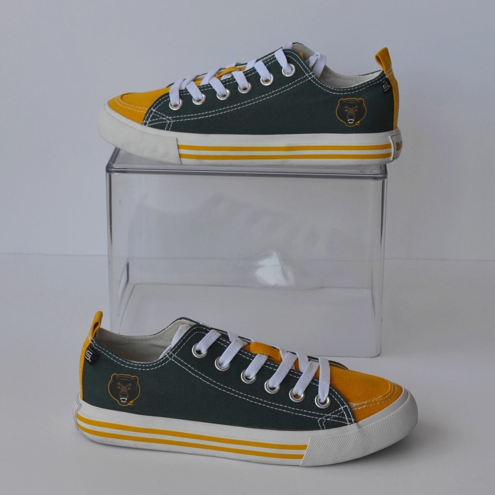 Baylor Bears University SKICKS Canvas Low Top - Women's 7 - Youth 5